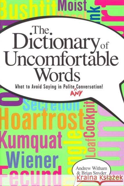 A Dictionary of Uncomfortable Words: What to Avoid Saying in Polite (or Any) Conversation