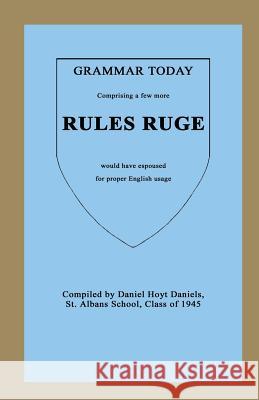 Grammar Today - Rules Ruge