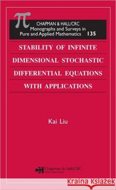 Stability of Infinite Dimensional Stochastic Differential Equations with Applications