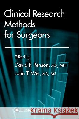 Clinical Research Methods for Surgeons