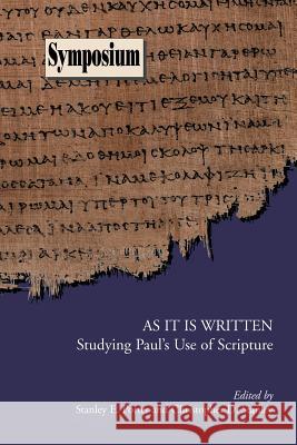 As It Is Written: Studying Paul's Use of Scripture