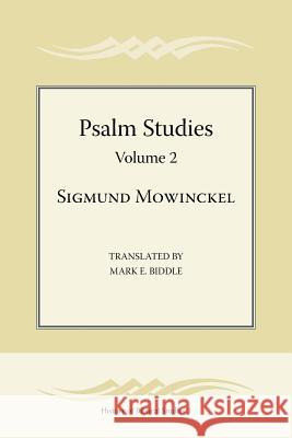 Psalm Studies, Volume 2