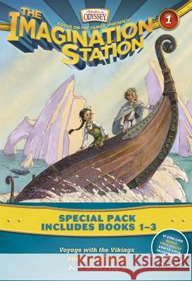 Imagination Station Books 3-Pack: Voyage with the Vikings / Attack at the Arena / Peril in the Palace