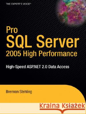 Pro ASP.NET for SQL Server: High Performance Data Access for Web Developers