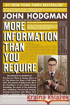 More Information Than You Require