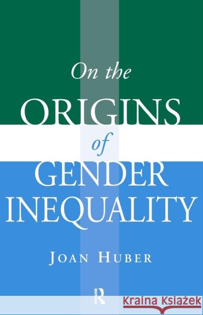 On the Origins of Gender Inequality