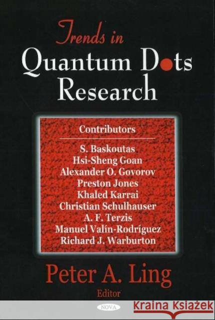 Trends in Quantum Dots Research