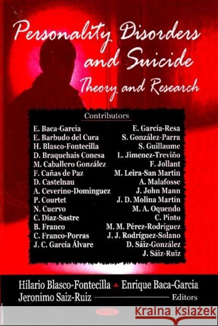 Personality Disorders & Suicide: Theory & Research