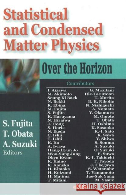 Statistical & Condensed Matter Physics: Over the Horizon