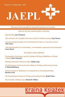 Jaepl: The Journal of the Assembly for Expanded Perspectives on Learning (Vol. 22, 2016-2017)
