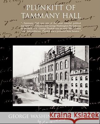 Plunkitt of Tammany Hall