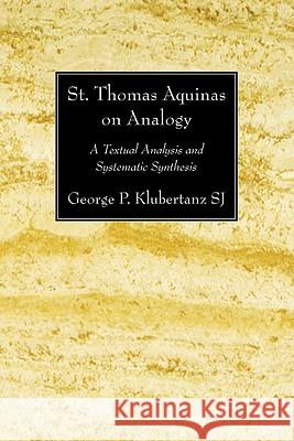 St. Thomas Aquinas on Analogy