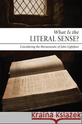 What Is the Literal Sense?: Considering the Hermeneutic of John Lightfoot