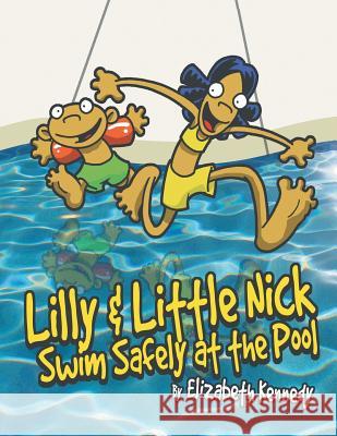 Lilly & Little Nick Swim Safely at the Pool