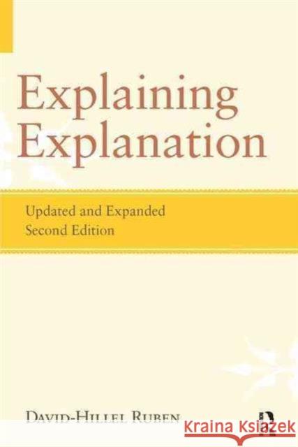 Explaining Explanation
