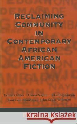 Reclaiming Community in Contemporary African American Fiction