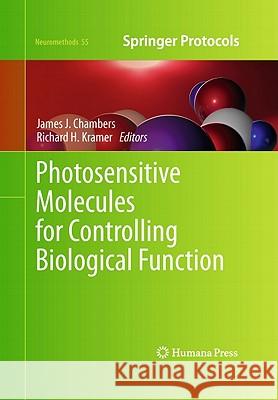 Photosensitive Molecules for Controlling Biological Function