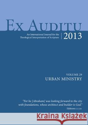 Ex Auditu - Volume 29