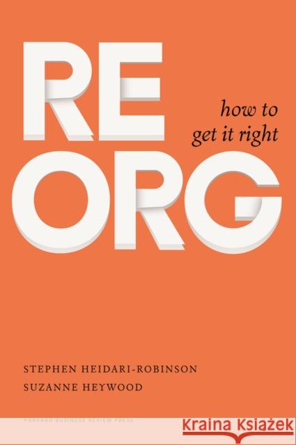 ReOrg: How to Get It Right