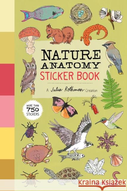 Nature Anatomy Sticker Book: A Julia Rothman Creation; More than 750 Stickers