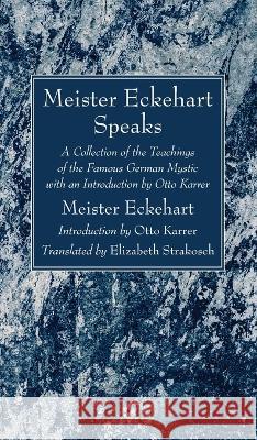 Meister Eckehart Speaks
