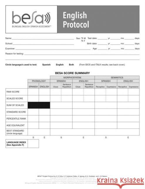 Besa English Protocol