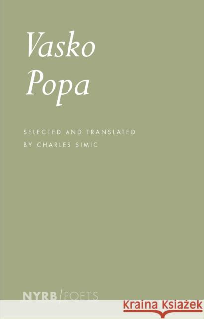 Vasko Popa: Poems