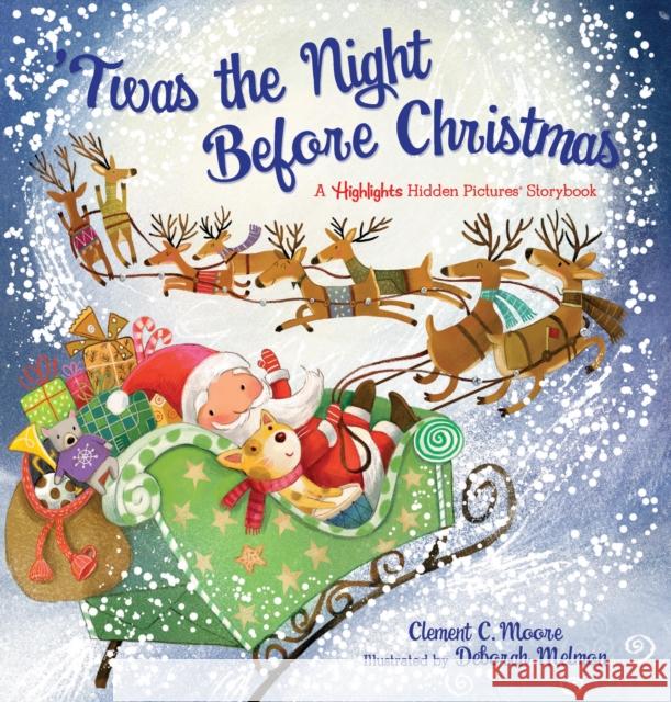 'Twas the Night Before Christmas: Christmas Storybook with Seek-and-Find Puzzles for Kids 4-8, Over 120 Hidden Objects