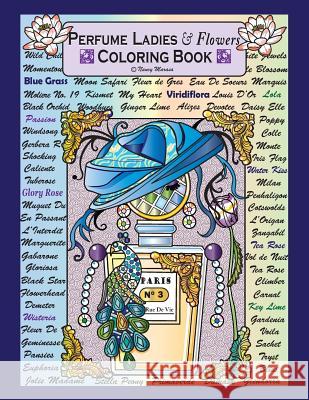 Perfume Ladies & Flowers: Coloring Books