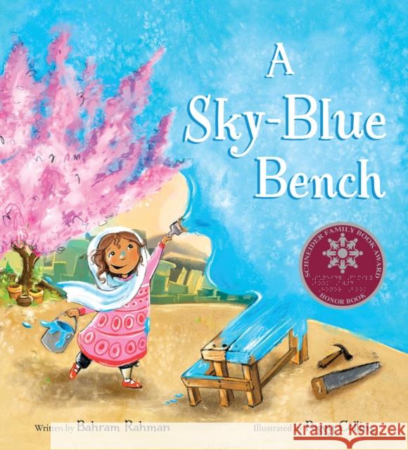 A Sky-Blue Bench