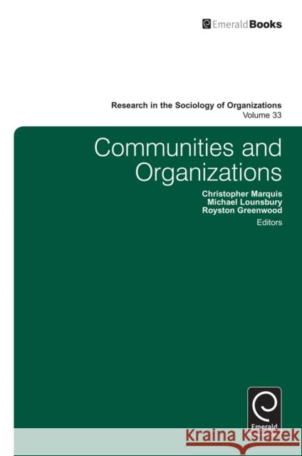 Communities and Organizations