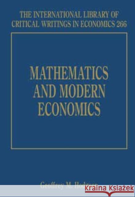 Mathematics and Modern Economics