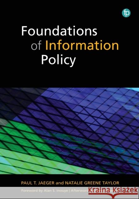 Foundations of Information Policy