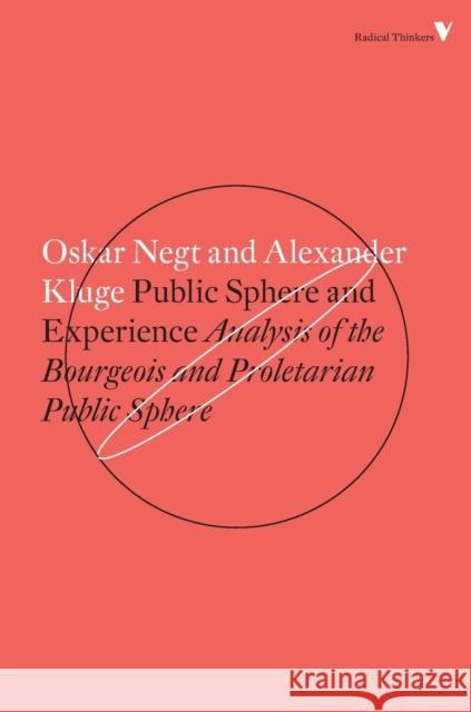 Public Sphere and Experience: Analysis of the Bourgeois and Proletarian Public Sphere
