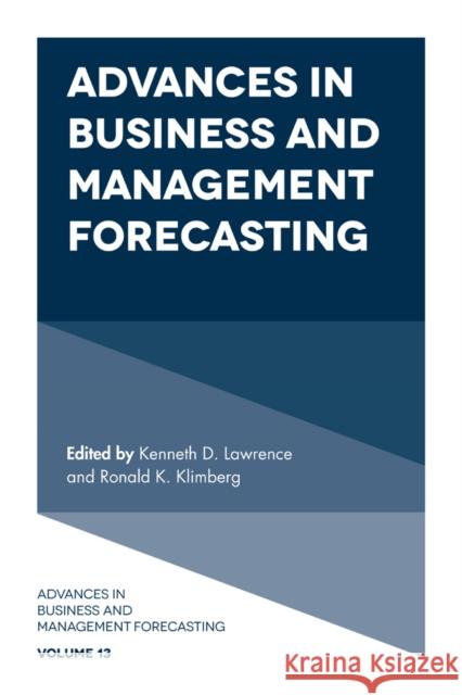 Advances in Business and Management Forecasting