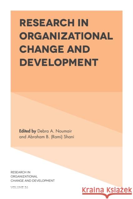 Research in Organizational Change and Development