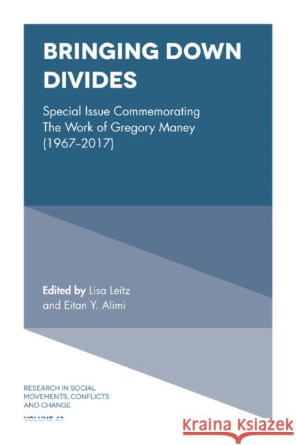 Bringing Down Divides: Special Issue Commemorating the Work of Gregory Maney (1967 - 2017)