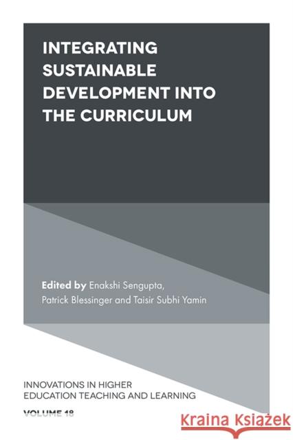 Integrating Sustainable Development Into the Curriculum
