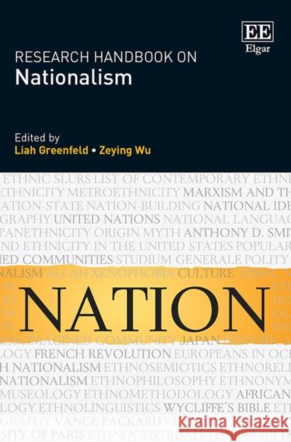 Research Handbook on Nationalism