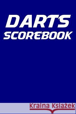 Darts Scorebook: 6x9 Darts Scorekeeper with Checkout Chart and 100 Scorecards