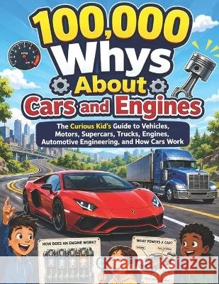 100,000 Whys About Cars and Engines: The Curious Kid's Guide to Vehicles, Motors, Supercars, Trucks, Engines, Automotive Engineering, and How Cars Wor