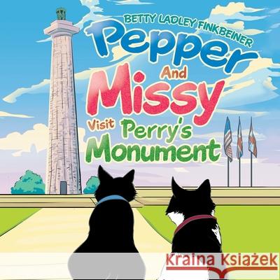 Pepper and Missy Visit Perry's Monument