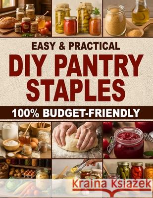 Easy & Practical DIY Pantry Staples: 100% Budget-Friendly Homemade Staples Made from Scratch to Shop Only Once a Month, Stock Up for Long-Term Storage
