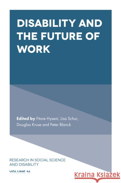 Disability and the Future of Work