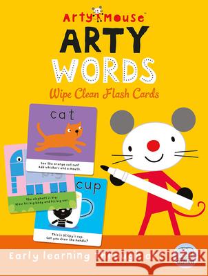 Arty Mouse Arty Words Wipe Clean Flash Cards