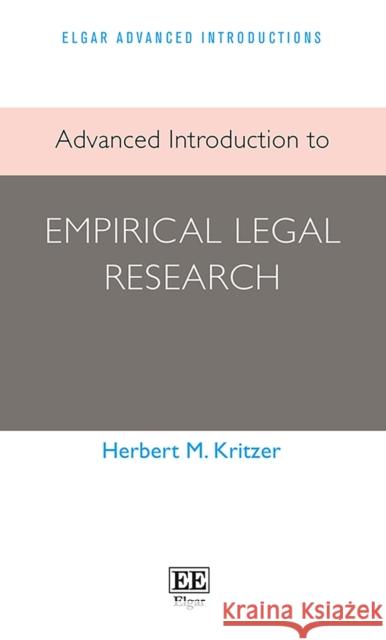 Advanced Introduction to Empirical Legal Research