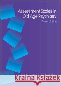 Assessment Scales in Old Age Psychiatry