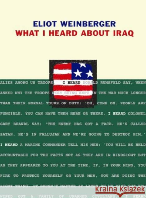 What I Heard About Iraq