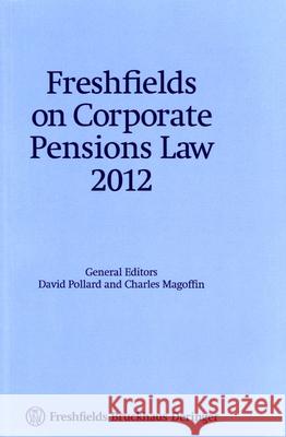 Freshfields on Corporate Pensions Law: 2012