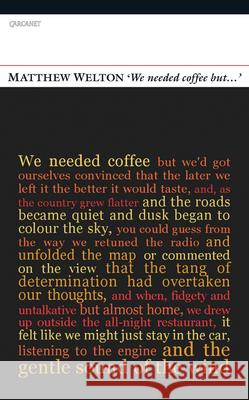 We Needed Coffee But . . .'